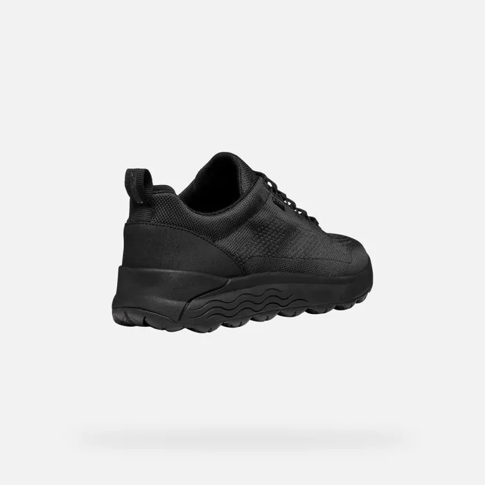 Geox Sneakers SPHERICA 4X4 ABX MAN Black Waterproof Trainers Black 8211 Man