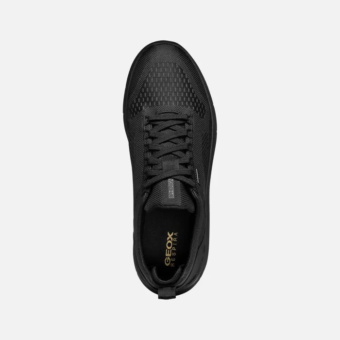 Geox Sneakers SPHERICA 4X4 ABX MAN Black Waterproof Trainers Black 8211 Man
