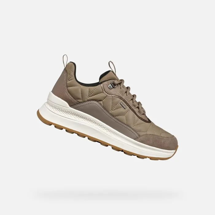 Geox Sneakers SPHERICA ACTIF X2 ABX WOMAN Taupe Waterproof Trainers Taupe 8211 Woman Geox Sneakers SPHERICA ACTIF X2 ABX WOMAN Taupe Waterproof Trainers Taupe 8211 Woman