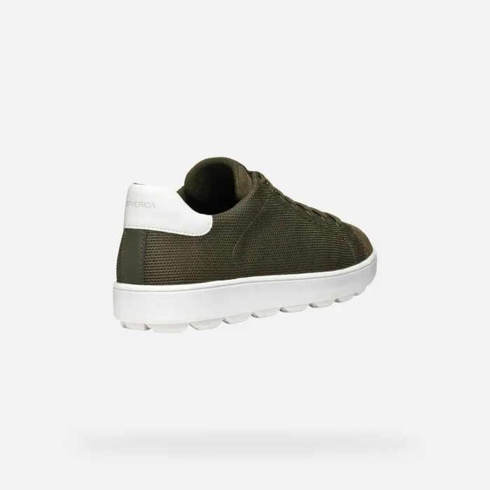 Geox Sneakers SPHERICA ECUB1 MAN Military Low Top Sneakers Military 8211 Man