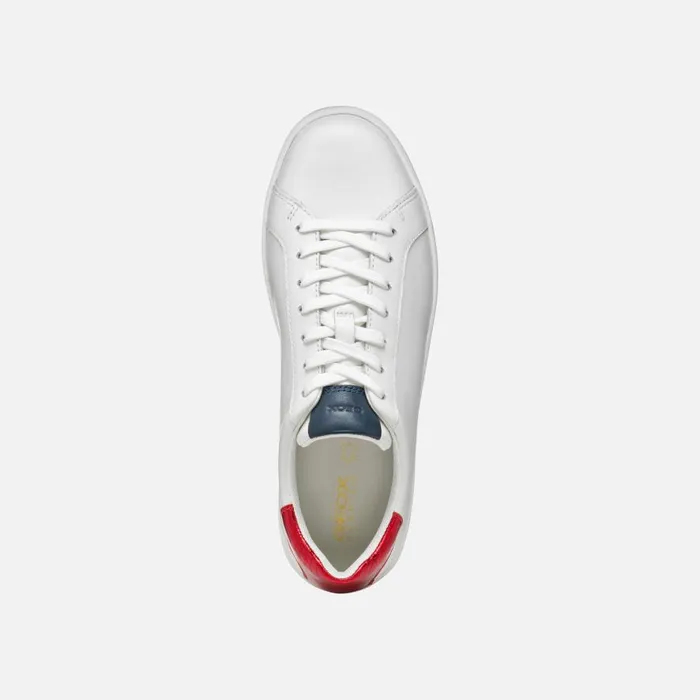 Geox Sneakers SPHERICA ECUB1 WOMAN WhiteNavyRed Low Top Sneakers Whitenavyred 8211 Woman
