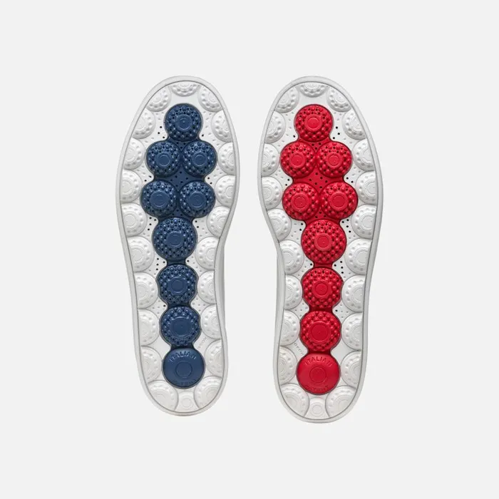 Geox Sneakers SPHERICA ECUB1 WOMAN WhiteNavyRed Low Top Sneakers Whitenavyred 8211 Woman