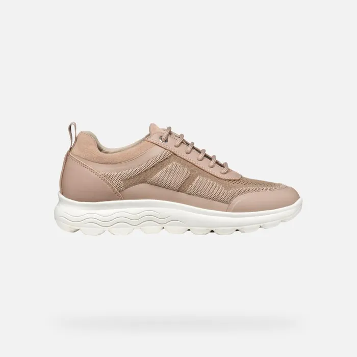 Geox Sneakers SPHERICA WOMAN Peach Low Top Sneakers Peach 8211 Woman