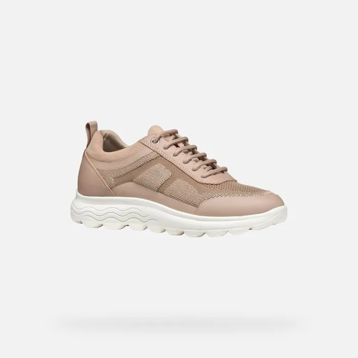 Geox Sneakers SPHERICA WOMAN Peach Low Top Sneakers Peach 8211 Woman