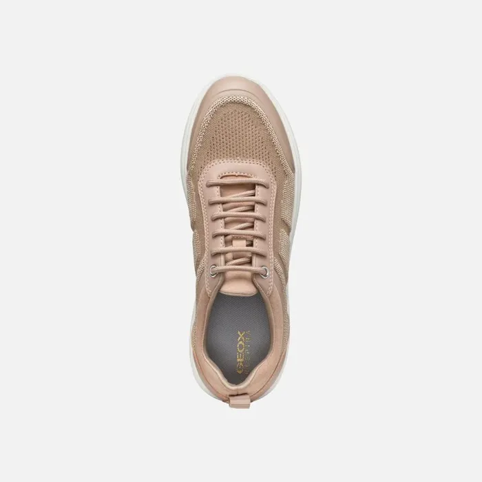 Geox Sneakers SPHERICA WOMAN Peach Low Top Sneakers Peach 8211 Woman