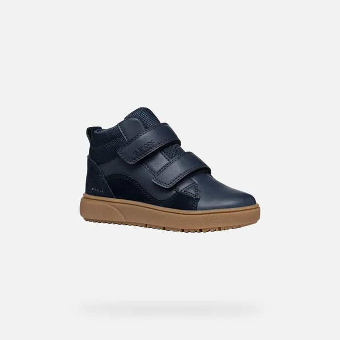 Geox Sneakers THELEVEN ABX BOY NavyCaramel Waterproof Trainers Navycaramel 8211 Kids