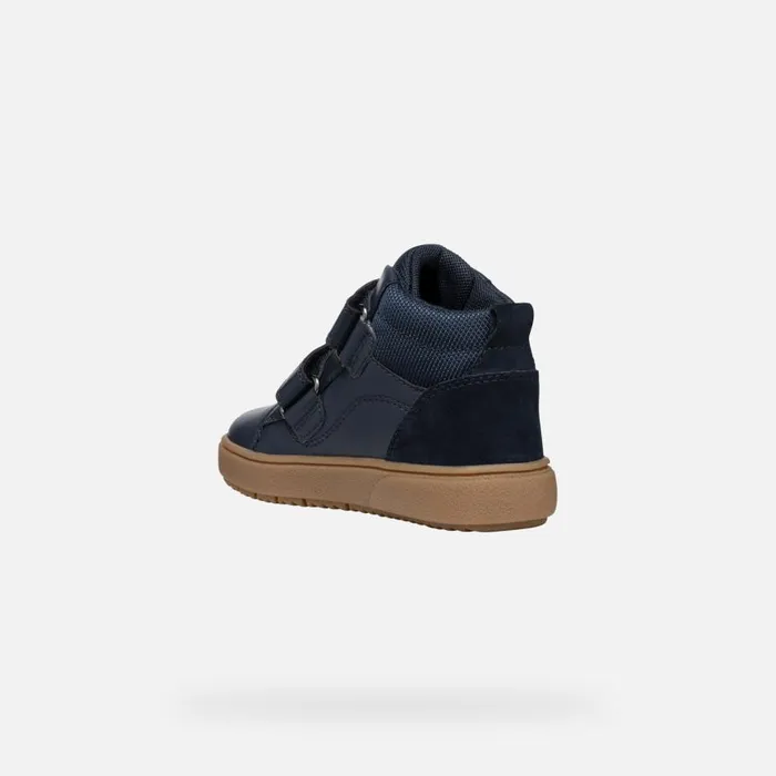 Geox Sneakers THELEVEN ABX BOY NavyCaramel Waterproof Trainers Navycaramel 8211 Kids