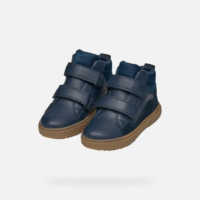 Geox Sneakers THELEVEN ABX BOY NavyCaramel Waterproof Trainers Navycaramel 8211 Kids