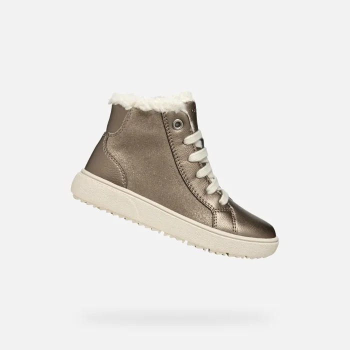 Geox Sneakers THELEVEN ABX GIRL Smoke Grey High Top Sneakers Smoke Grey 8211 Kids Geox Sneakers THELEVEN ABX GIRL Smoke Grey High Top Sneakers Smoke Grey 8211 Kids
