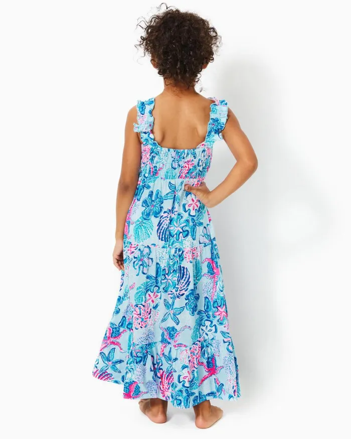 Girls Lilly Pulitzer Girls Dresses and Rompers Girls Mini Hadly Maxi Dress Multi Bahamas Beachcomber Girls Lilly Pulitzer Girls Dresses and Rompers Girls Mini Hadly Maxi Dress Multi Bahamas Beachcomber