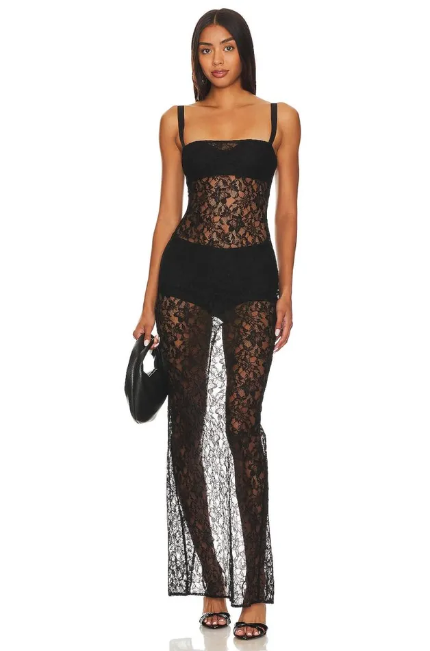 Gracia Gown Black Women Lovers and Friends Dresses