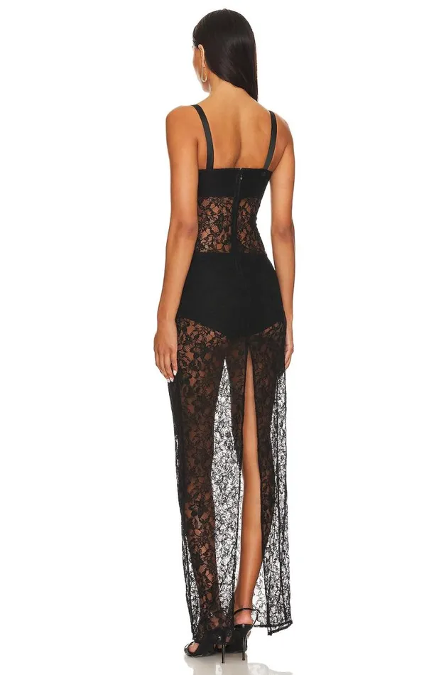 Gracia Gown Black Women Lovers and Friends Dresses