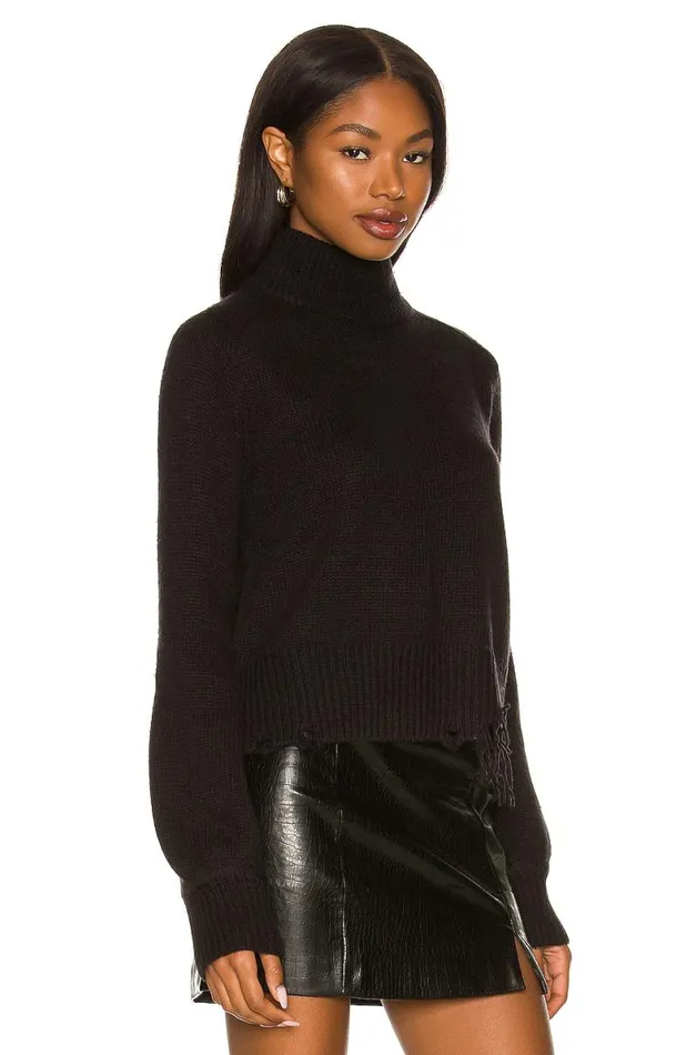 Granite Sweater Black Women Lovers and Friends Sweaters and Knits