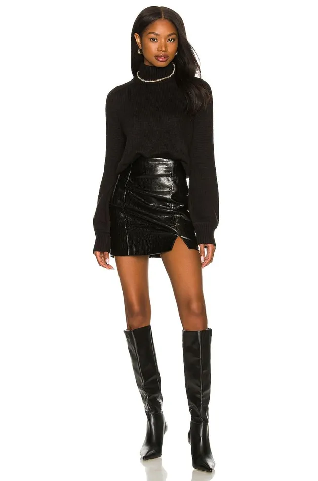 Granite Sweater Black Women Lovers and Friends Sweaters and Knits