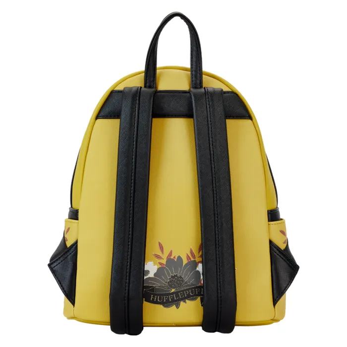 Harry Potter Hufflepuff House Floral Tattoo Mini Backpack Unisex Loungefly Backpacks Harry Potter Hufflepuff House Floral Tattoo Mini Backpack Unisex Loungefly Backpacks