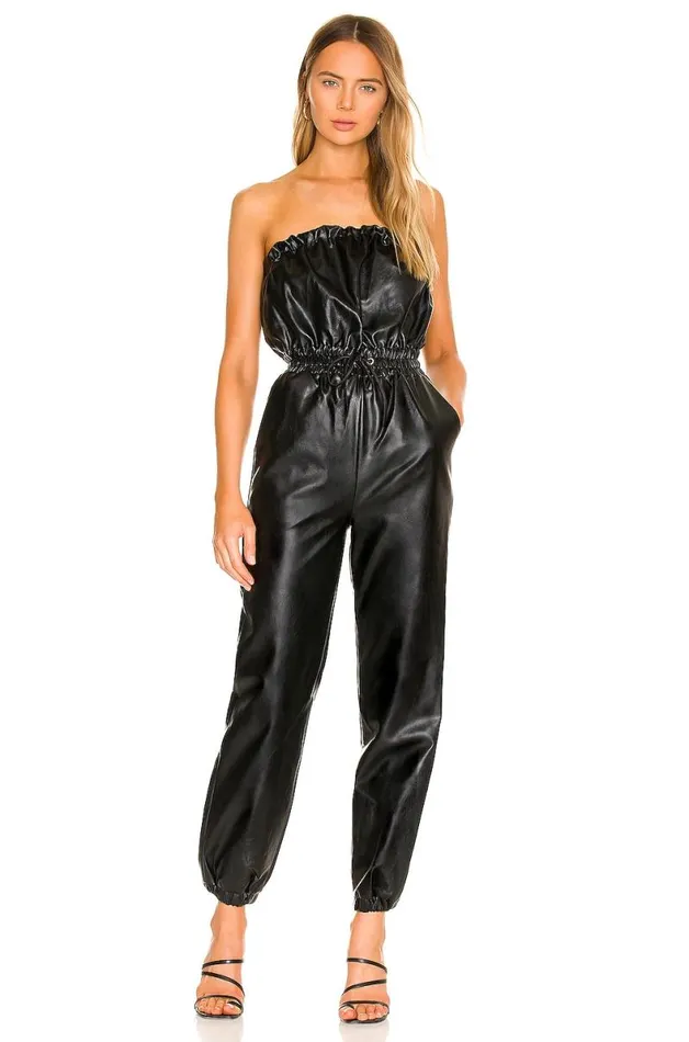 Heila Jumpsuit Black Women Lovers and Friends Jumpsuits