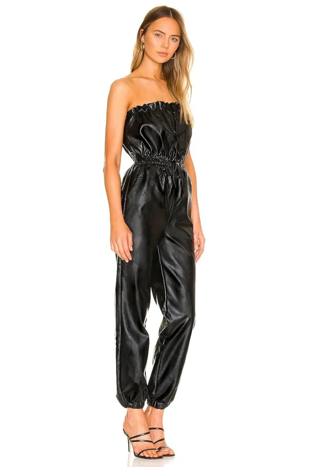 Heila Jumpsuit Black Women Lovers and Friends Jumpsuits