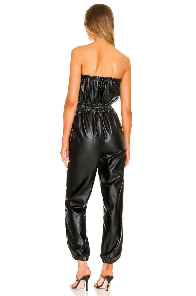 Heila Jumpsuit Black Women Lovers and Friends Jumpsuits