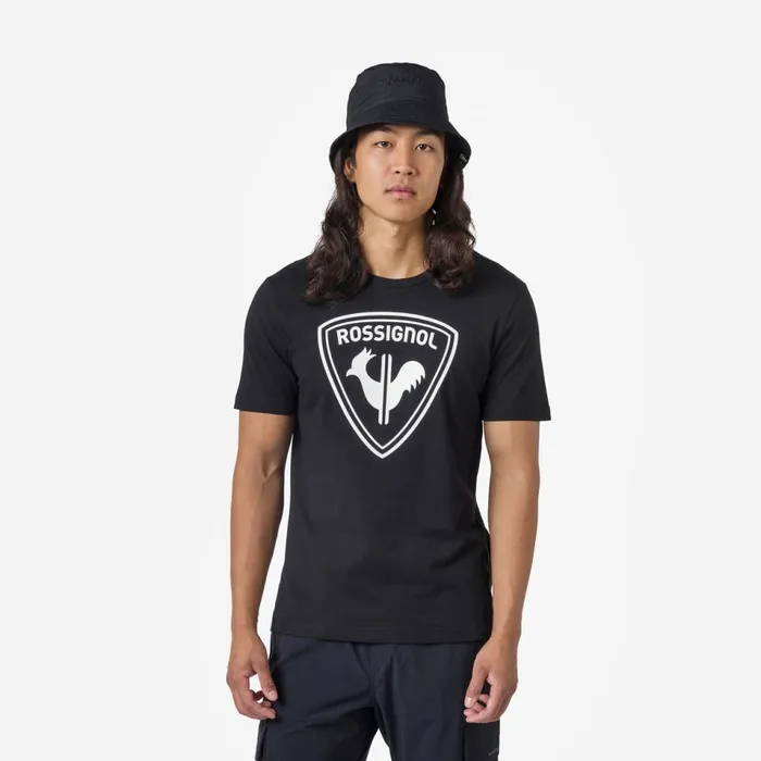 Herren Polos Und TShirts Rossignol Logo Rossignol HerrenTShirt Black200