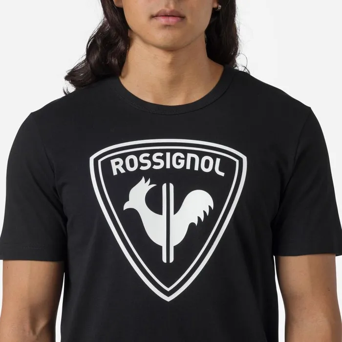 Herren Polos Und TShirts Rossignol Logo Rossignol HerrenTShirt Black200