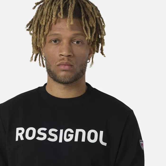 Herren Sweatshirts Und Pullover Rossignol Herrensweatshirt Mit Logo Und Rundhalsausschnitt Black200