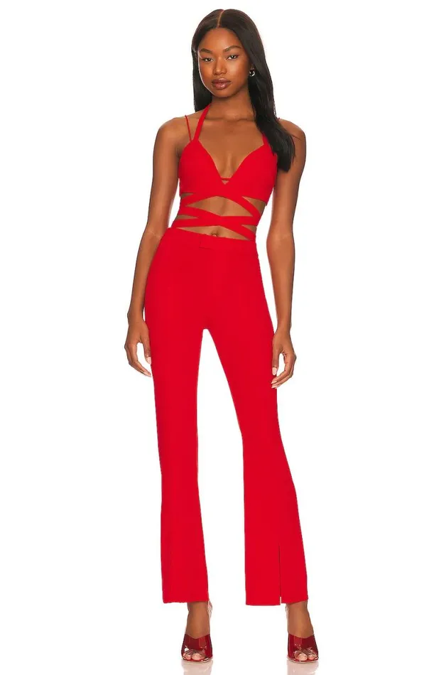 Imani Pant Red Women Lovers and Friends Pants