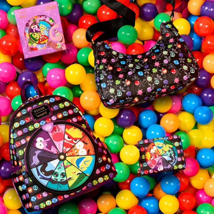 Inside Out 2 Core Memories Zip Around Wallet Unisex Loungefly Bags and Wallets Inside Out 2 Core Memories Zip Around Wallet Unisex Loungefly Bags and Wallets