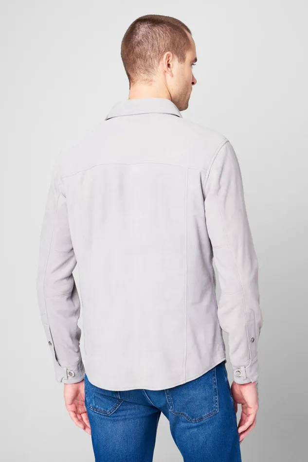Jackets Men Blank Nyc Ice Grey Shacket Jackets Men Blank Nyc Ice Grey Shacket