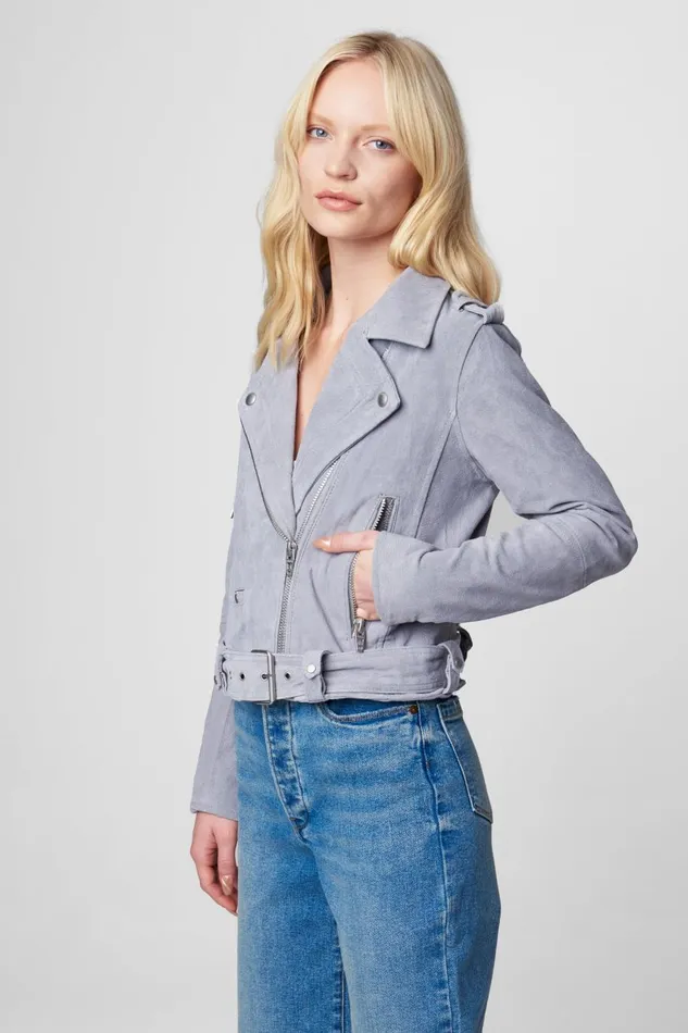 Jackets Women Blank Nyc Cloud Grey Moto Jacket Jackets Women Blank Nyc Cloud Grey Moto Jacket