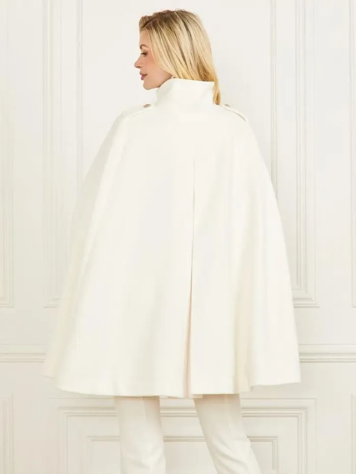 Jackets Women Marciano Marlene WoolBlend Cape Pale Pearl Jackets Women Marciano Marlene WoolBlend Cape Pale Pearl