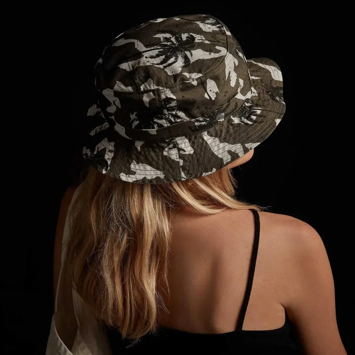 James Perse Hats Camo Palm Print Bucket Hat Jungle 8211 Men