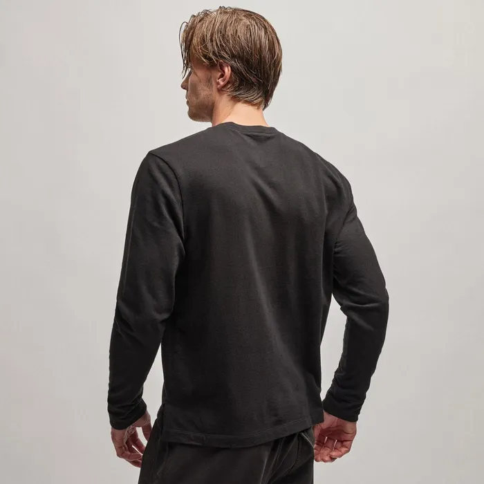 James Perse Sweat TopsBottoms French Terry Pocket Crew Black 8211 Men