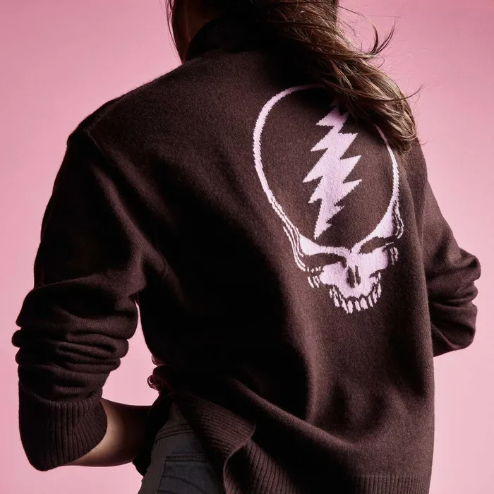 James Perse Sweaters Grateful Dead Pullover Hoodie Black Cherry 8211 Women