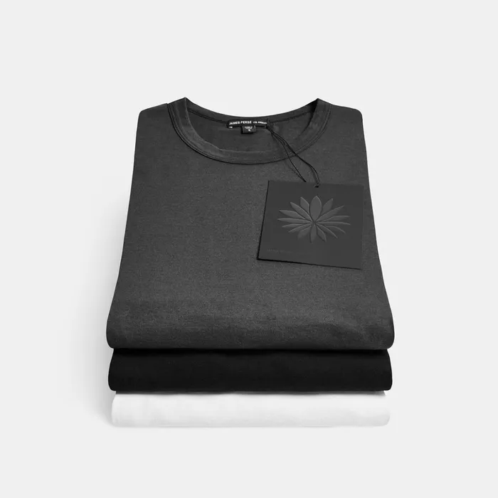 James Perse TShirts 3 Pack Luxe Lotus Jersey Tee Blackwhitecarbon 8211 Men
