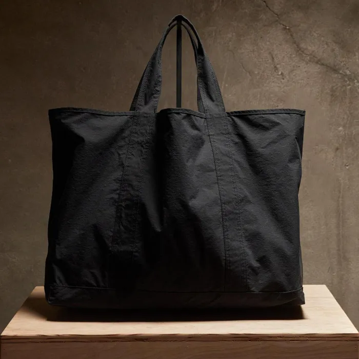 James Perse Tote Bags Large Matte Nylon Tote Black 8211 Men