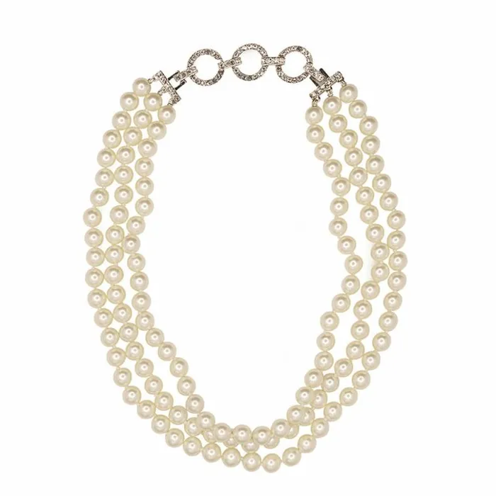 Kenneth Jay Lane Pearl Necklaces Women White Pearl Necklace