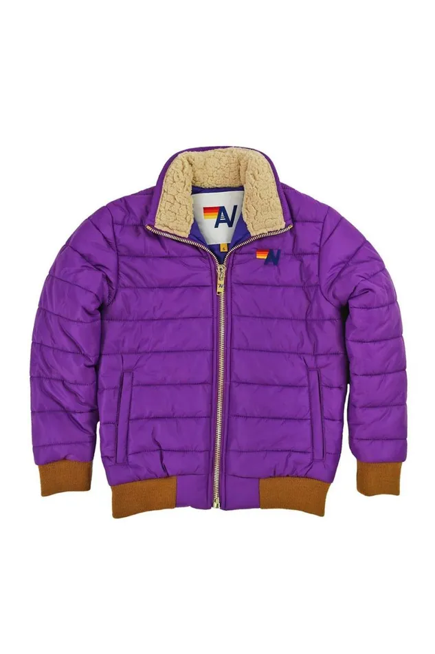 Kids Outerwear Aviator Nation Sunburst Jacket 8211 Purple Magic