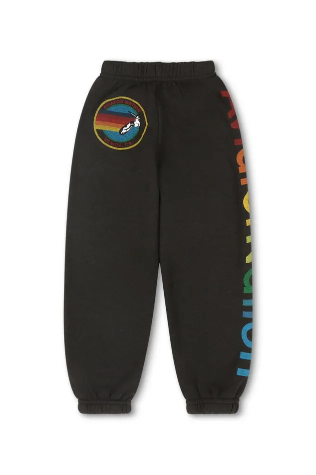 Kids Sweatpants Aviator Nation Sweatpants 8211 Black
