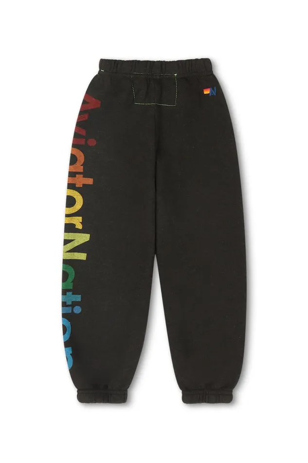 Kids Sweatpants Aviator Nation Sweatpants 8211 Black