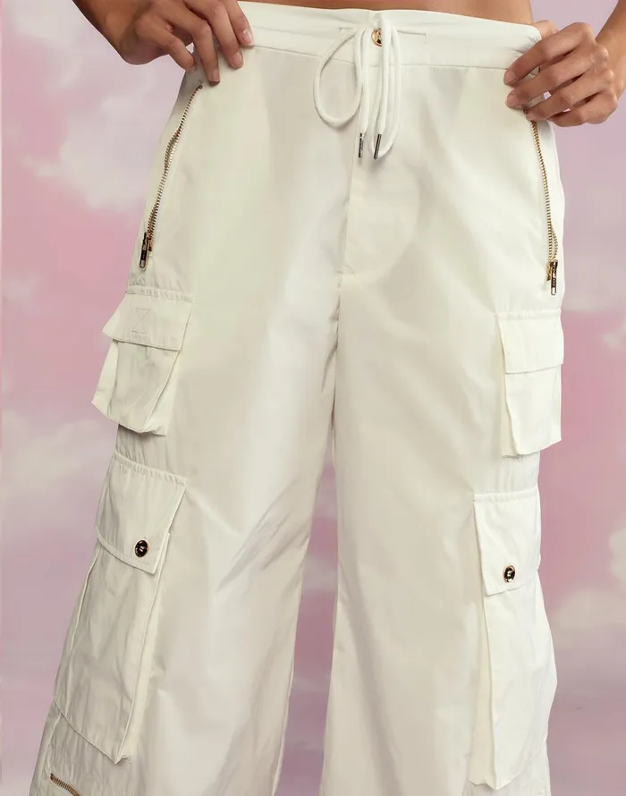 Kim Cargo Pant 8211 White Women Cynthia Rowley Bottoms