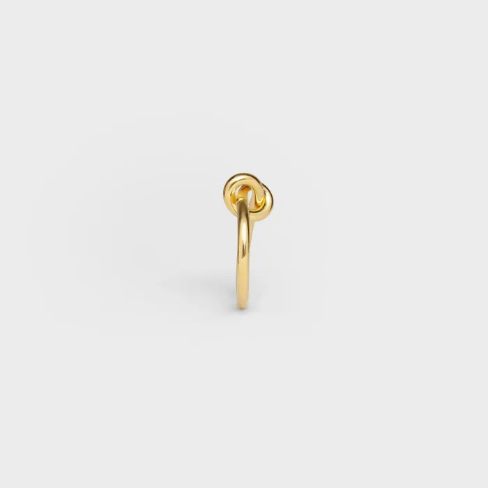 Knot Ring In Brass With Gold Finish Gold Women CELINE RINGS