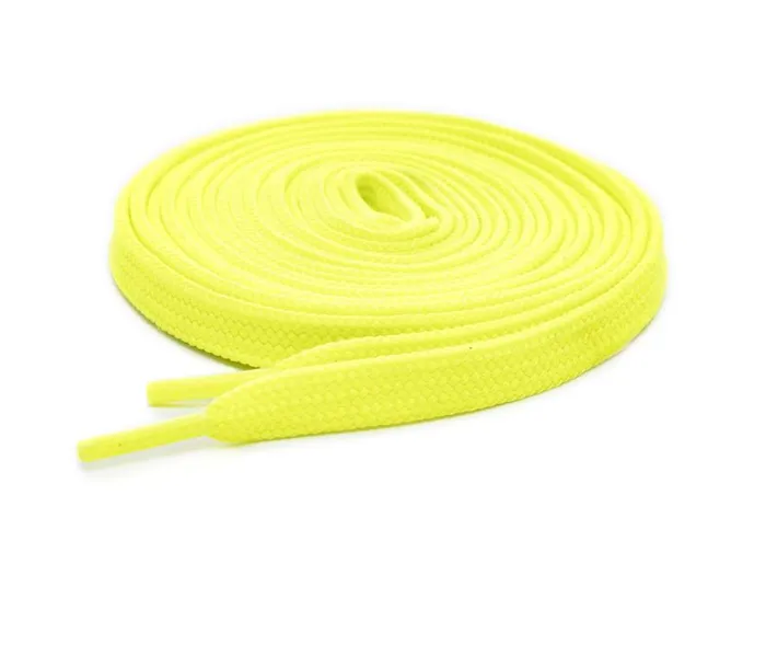 Laces and Accessories WomensMens P448 Shoelaces Fluo Yellow