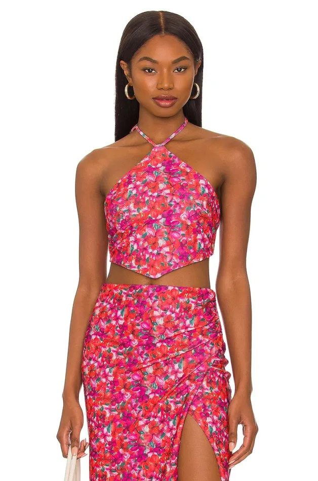 Lana Tie Top Island Floral Women Lovers and Friends Tops