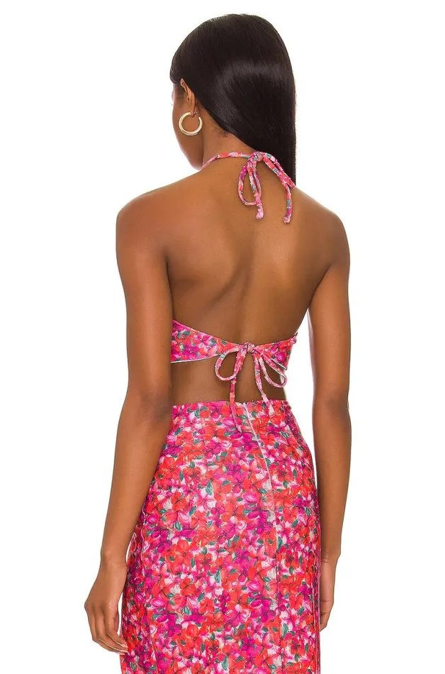 Lana Tie Top Island Floral Women Lovers and Friends Tops