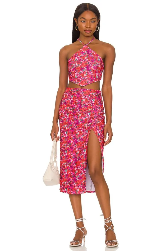 Lana Tie Top Island Floral Women Lovers and Friends Tops