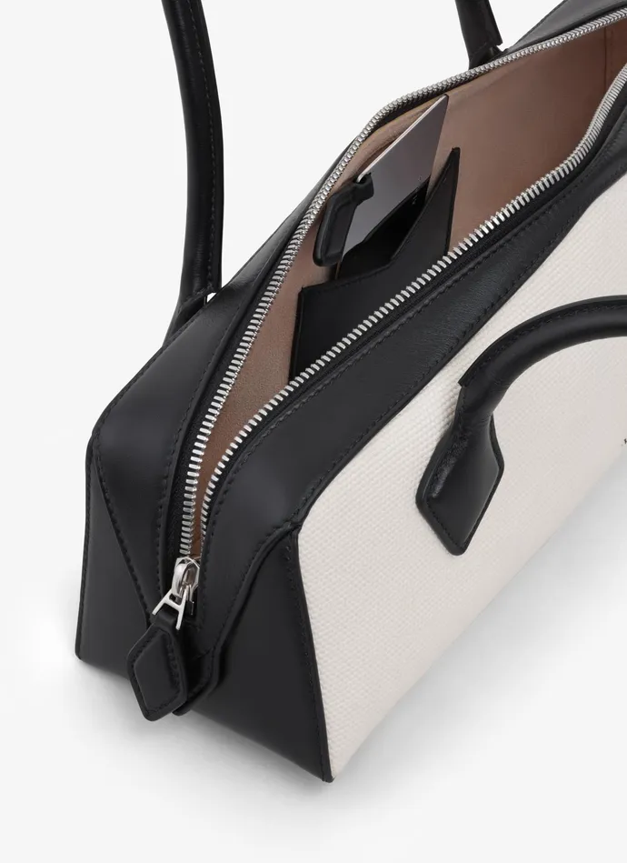 LE TECKEL MEDIUM BAG IN CANVAS Women Alaa Le Teckel