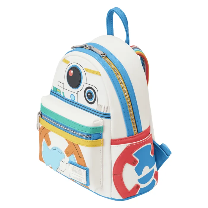 Limited Edition Star Wars BB8 Pride BobbleHead Pop And Bag Bundle Unisex Loungefly Backpacks Limited Edition Star Wars BB8 Pride BobbleHead Pop And Bag Bundle Unisex Loungefly Backpacks