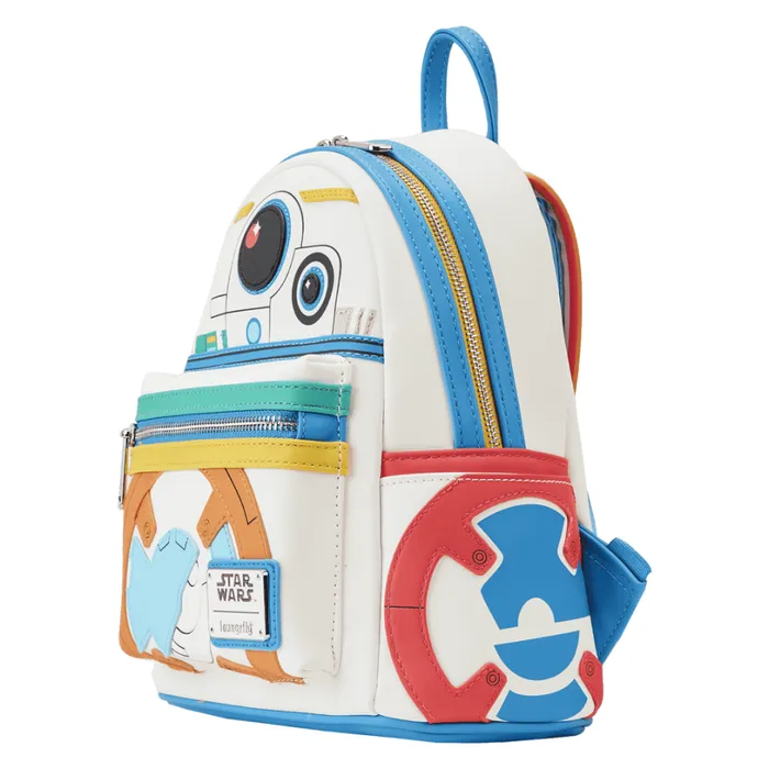 Limited Edition Star Wars BB8 Pride BobbleHead Pop And Bag Bundle Unisex Loungefly Backpacks Limited Edition Star Wars BB8 Pride BobbleHead Pop And Bag Bundle Unisex Loungefly Backpacks