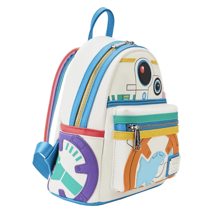 Limited Edition Star Wars BB8 Pride BobbleHead Pop And Bag Bundle Unisex Loungefly Backpacks Limited Edition Star Wars BB8 Pride BobbleHead Pop And Bag Bundle Unisex Loungefly Backpacks