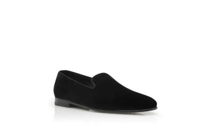 Loafers Men Manolo Blahnik MARIO VELVETBlack Velvet Loafers Loafers Men Manolo Blahnik MARIO VELVETBlack Velvet Loafers